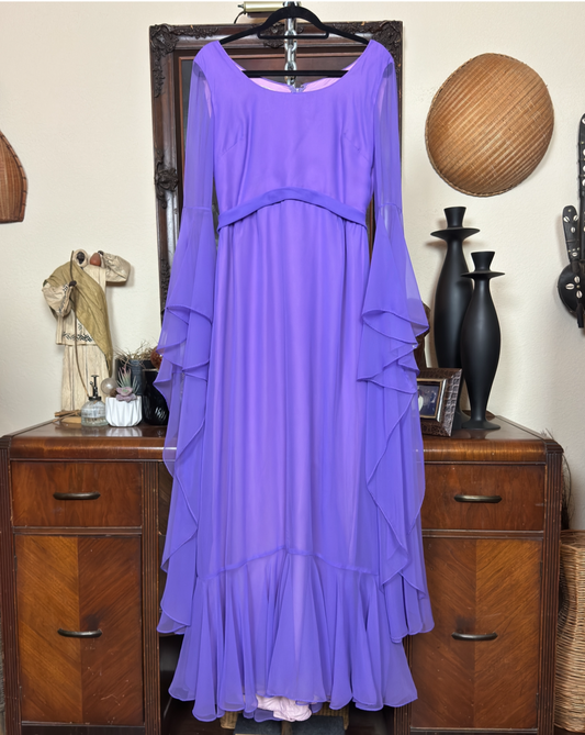 1960s Lavender Party Gown