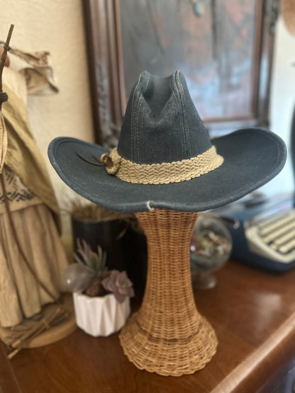 1970s Sears Denim Cowboy Hat