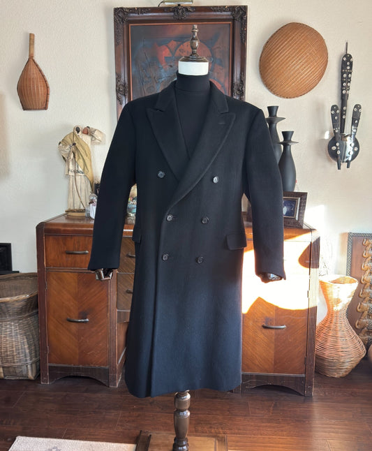 Full-Length Adolfo Double-Breasted Overcoat